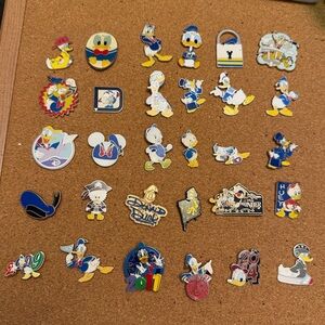 Authentic Disney Donald Duck Miscellaneous Set of 30 Pins